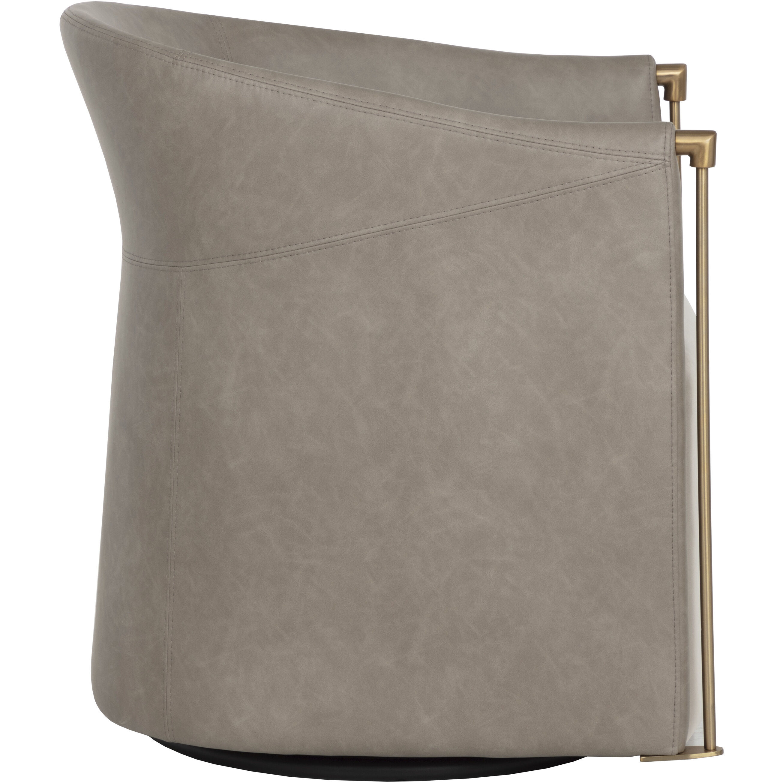 Leontine Meg Taupe / Ivanhoe Mineral Swivel Lounge Chair